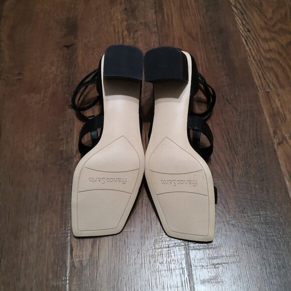 NEW Franco Sarto Women's Korie Strappy Gladiator Heeled Sandal Black Size 10M - Picture 9 of 9